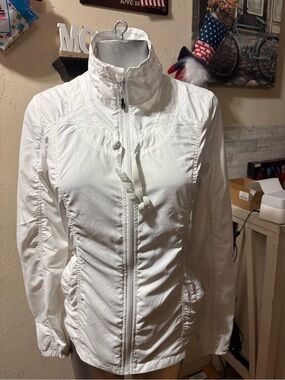 MPG White Women's Zip-Front Utility Jacket